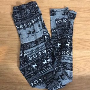 Winter leggings.  In the thicker side